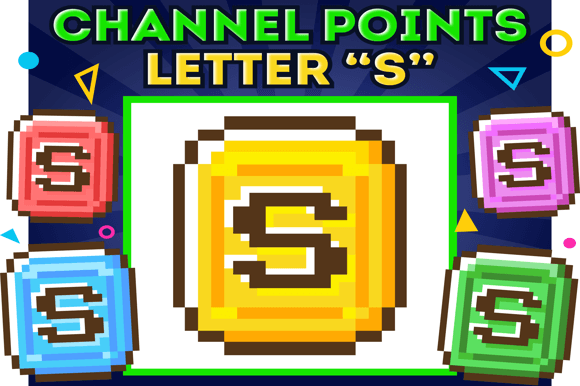 Download 5 "S" Channel Points Twitch | Twitch Rewards, Points Emotes, Badges Twitch - Twitch Collection