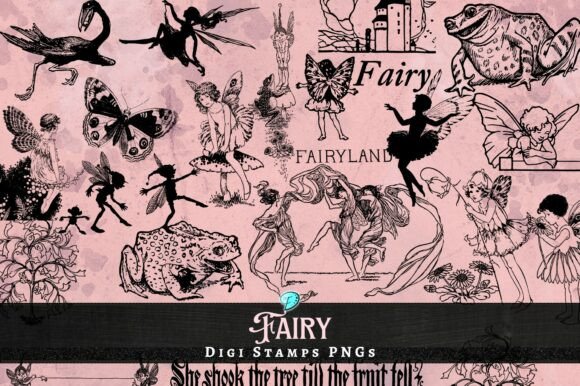 Download Fairy Digi Stamps Transparent PNGs - Transparent pngs Collection